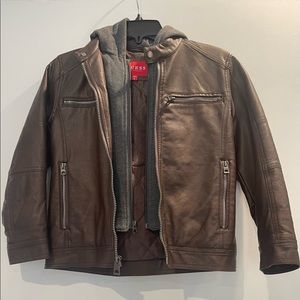 Original Guess boys leather jacket